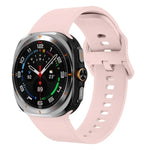Dây đồng hồ silicone khóa màu đơn sắc nhiều màu, Dành cho Samsung Galaxy Watch Ultra 47mm / Ultra 2025