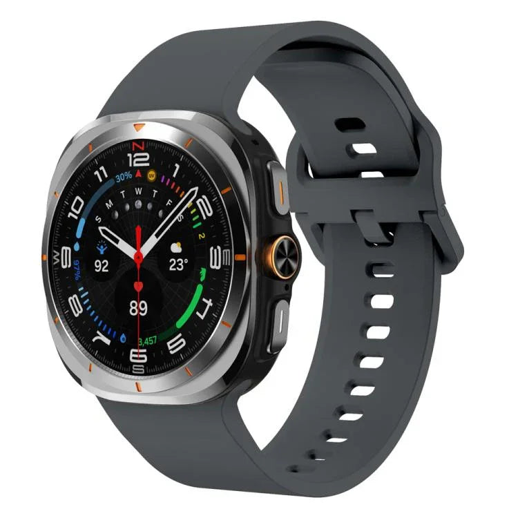 Dây đồng hồ silicone khóa màu đơn sắc nhiều màu, Dành cho Samsung Galaxy Watch Ultra 47mm / Ultra 2025