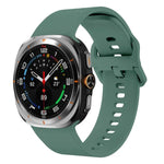 Dây đồng hồ silicone khóa màu đơn sắc nhiều màu, Dành cho Samsung Galaxy Watch Ultra 47mm / Ultra 2025