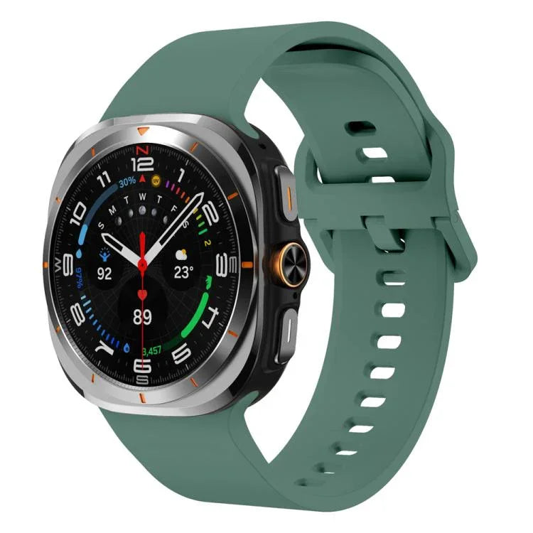Dây đồng hồ silicone khóa màu đơn sắc nhiều màu, Dành cho Samsung Galaxy Watch Ultra 47mm / Ultra 2025