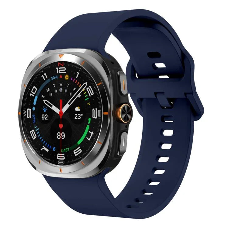 Dây đồng hồ silicone khóa màu đơn sắc nhiều màu, Dành cho Samsung Galaxy Watch Ultra 47mm / Ultra 2025