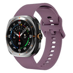 Dây đồng hồ silicone khóa màu đơn sắc nhiều màu, Dành cho Samsung Galaxy Watch Ultra 47mm / Ultra 2025