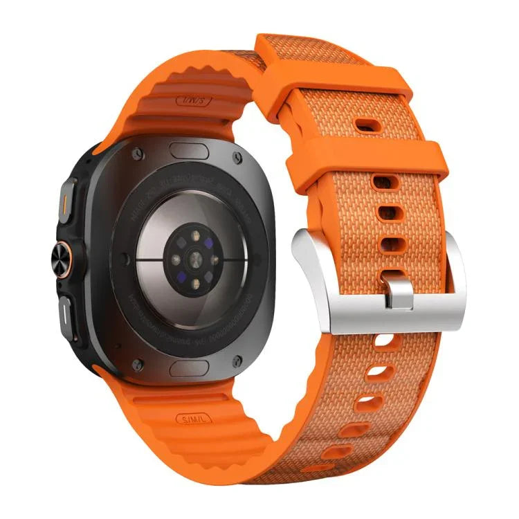 Dây đồng hồ silicone thể thao màu đơn sắc, Dành cho Samsung Galaxy Watch Ultra 47mm / Ultra 2025