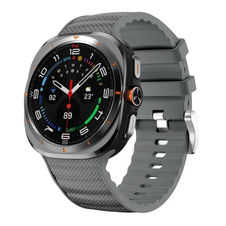 Dây đồng hồ silicone thể thao màu đơn sắc, Dành cho Samsung Galaxy Watch Ultra 47mm / Ultra 2025