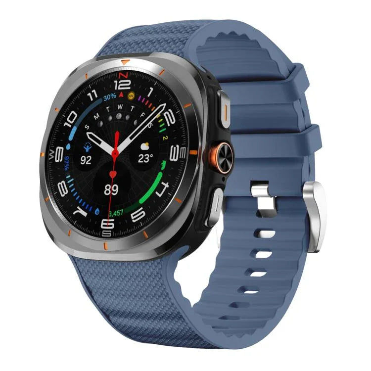 Dây đồng hồ silicone thể thao màu đơn sắc, Dành cho Samsung Galaxy Watch Ultra 47mm / Ultra 2025