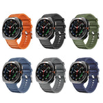 Dây đồng hồ silicone thể thao màu đơn sắc, Dành cho Samsung Galaxy Watch Ultra 47mm / Ultra 2025