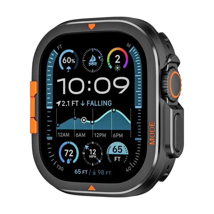 Ốp đồng hồ kim loại bảo vệ toàn diện, Dành cho Apple Watch Ultra 3 / 2 / 1 49mm
