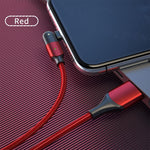 Cáp sạc USB 2.4A sang 8 Pin đầu gập xoay 180 độ, 1.2m 8 Pin, 2m 8 Pin