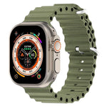 xDfind Ocean Silicone Watch Band, For Apple Watch 46mm / 49mm / 45mm / 44mm, For Apple Watch 42mm / 41mm / 40mm / 38mm