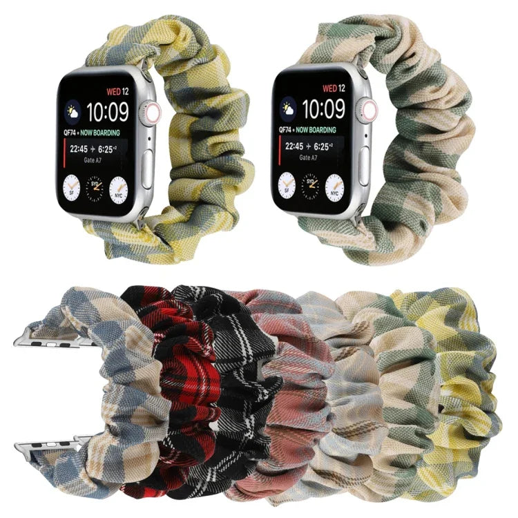 Dây đồng hồ vải phong cách JK Uniform + dây đeo đồng hồ bằng thép không gỉ, dành cho Apple Watch Series 7 45mm / 6 & SE & 5 & 4 44mm / 3 & 2 & 1 42mm, dành cho Apple Watch Series 7 41mm / 6 & SE & 5 & 4 40mm / 3 & 2 & 1 38mm