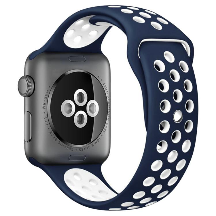 Dây đồng hồ thể thao silicone hai màu xDfind, Dành cho Apple Watch 46mm / 49mm / 45mm / 44mm, Dành cho Apple Watch 42mm / 41mm / 40mm / 38mm