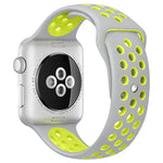 Dây đồng hồ thể thao silicone hai màu xDfind, Dành cho Apple Watch 46mm / 49mm / 45mm / 44mm, Dành cho Apple Watch 42mm / 41mm / 40mm / 38mm