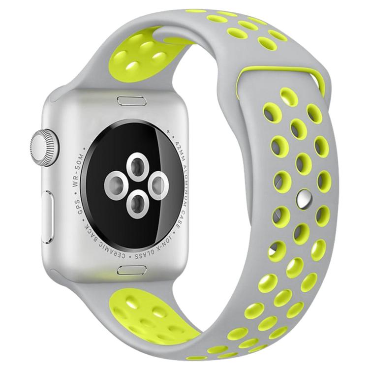 Dây đồng hồ thể thao silicone hai màu xDfind, Dành cho Apple Watch 46mm / 49mm / 45mm / 44mm, Dành cho Apple Watch 42mm / 41mm / 40mm / 38mm
