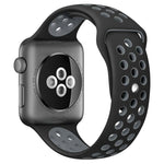 Dây đồng hồ thể thao silicone hai màu xDfind, Dành cho Apple Watch 46mm / 49mm / 45mm / 44mm, Dành cho Apple Watch 42mm / 41mm / 40mm / 38mm