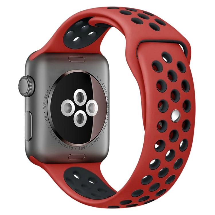 Dây đồng hồ thể thao silicone hai màu xDfind, Dành cho Apple Watch 46mm / 49mm / 45mm / 44mm, Dành cho Apple Watch 42mm / 41mm / 40mm / 38mm