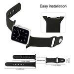 Dây đồng hồ thể thao silicone màu trơn xDfind, Dành cho Apple Watch 46mm / 49mm / 45mm / 44mm, Dành cho Apple Watch 42mm / 41mm / 40mm / 38mm