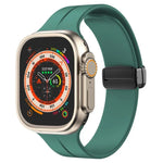 Dây đồng hồ silicone khóa từ tính màu trơn xDfind, Dành cho Apple Watch 46mm / 49mm / 45mm / 44mm, Dành cho Apple Watch 42mm / 41mm / 40mm / 38mm