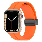 Dây đồng hồ silicone khóa từ tính màu trơn xDfind, Dành cho Apple Watch 46mm / 49mm / 45mm / 44mm, Dành cho Apple Watch 42mm / 41mm / 40mm / 38mm