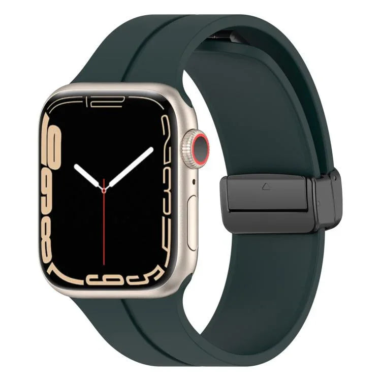 Dây đồng hồ silicone khóa từ tính màu trơn xDfind, Dành cho Apple Watch 46mm / 49mm / 45mm / 44mm, Dành cho Apple Watch 42mm / 41mm / 40mm / 38mm