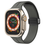 Dây đồng hồ silicone khóa từ tính màu trơn xDfind, Dành cho Apple Watch 46mm / 49mm / 45mm / 44mm, Dành cho Apple Watch 42mm / 41mm / 40mm / 38mm
