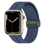 Dây đồng hồ silicone khóa từ tính màu trơn xDfind, Dành cho Apple Watch 46mm / 49mm / 45mm / 44mm, Dành cho Apple Watch 42mm / 41mm / 40mm / 38mm