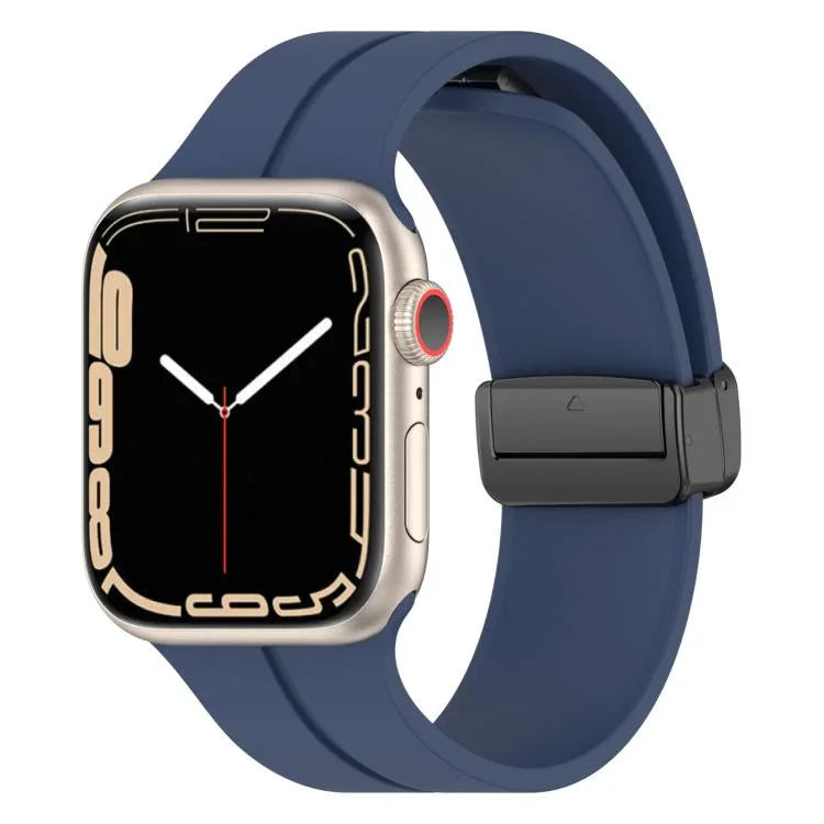 Dây đồng hồ silicone khóa từ tính màu trơn xDfind, Dành cho Apple Watch 46mm / 49mm / 45mm / 44mm, Dành cho Apple Watch 42mm / 41mm / 40mm / 38mm