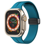 Dây đồng hồ silicone khóa từ tính màu trơn xDfind, Dành cho Apple Watch 46mm / 49mm / 45mm / 44mm, Dành cho Apple Watch 42mm / 41mm / 40mm / 38mm