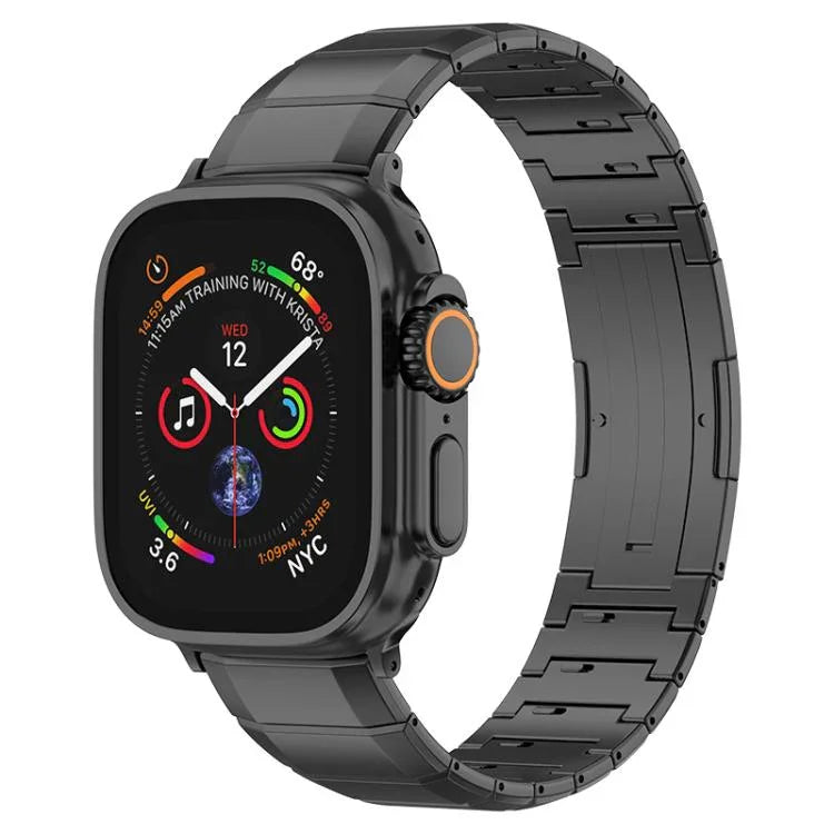 Dây đồng hồ khóa titan nguyên chất một hạt, Dành cho Apple Watch 46mm / 49mm / 45mm / 44mm, Dành cho Apple Watch 42mm / 41mm / 40mm / 38mm
