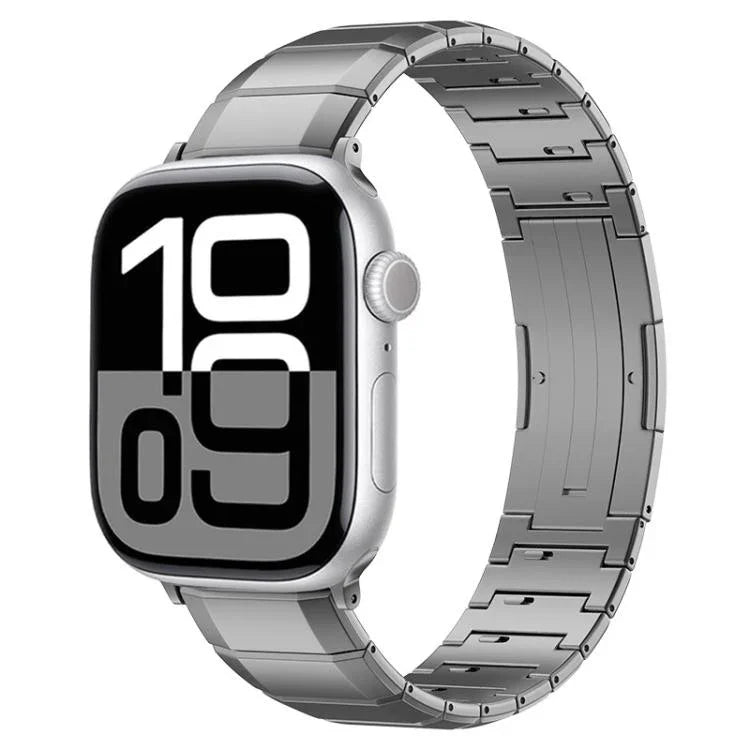 Dây đồng hồ khóa titan nguyên chất một hạt, Dành cho Apple Watch 46mm / 49mm / 45mm / 44mm, Dành cho Apple Watch 42mm / 41mm / 40mm / 38mm