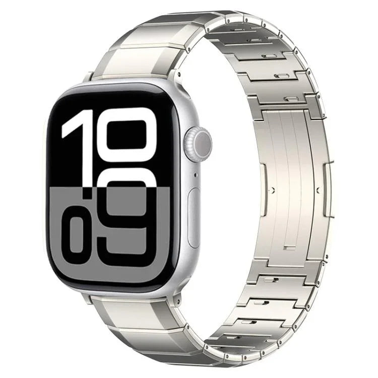 Dây đồng hồ khóa titan nguyên chất một hạt, Dành cho Apple Watch 46mm / 49mm / 45mm / 44mm, Dành cho Apple Watch 42mm / 41mm / 40mm / 38mm