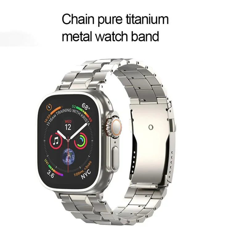 Dây đồng hồ titan tháo rời khóa rùa hình chữ T, Dành cho Apple Watch 46mm / 49mm / 45mm / 44mm, Dành cho Apple Watch 42mm / 41mm / 40mm / 38mm
