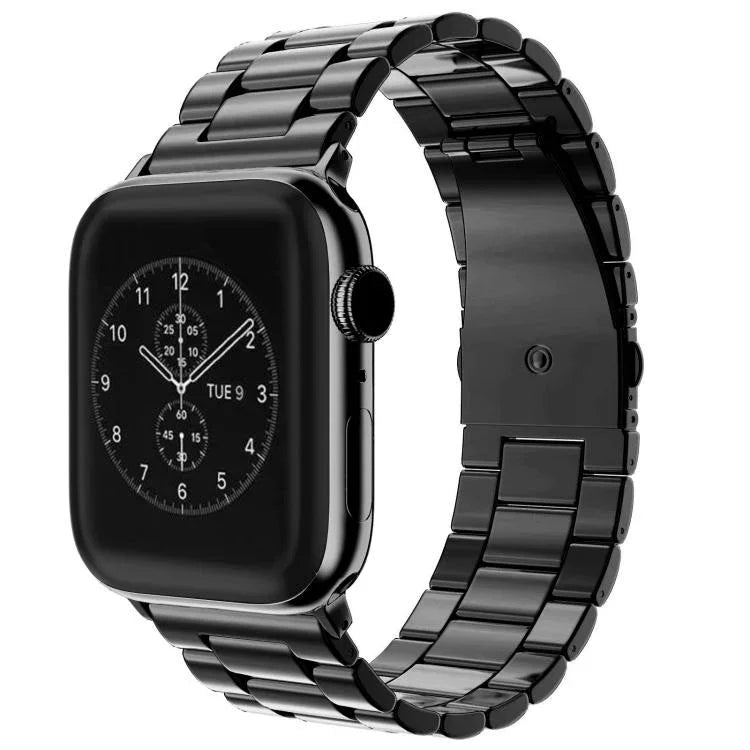 Dây đồng hồ thép không gỉ khóa gập ba hạt xDfind, Dành cho Apple Watch 46mm / 49mm / 45mm / 44mm, Dành cho Apple Watch 42mm / 41mm / 40mm / 38mm