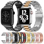 Dây đồng hồ thép không gỉ khóa gập ba hạt xDfind, Dành cho Apple Watch 46mm / 49mm / 45mm / 44mm, Dành cho Apple Watch 42mm / 41mm / 40mm / 38mm