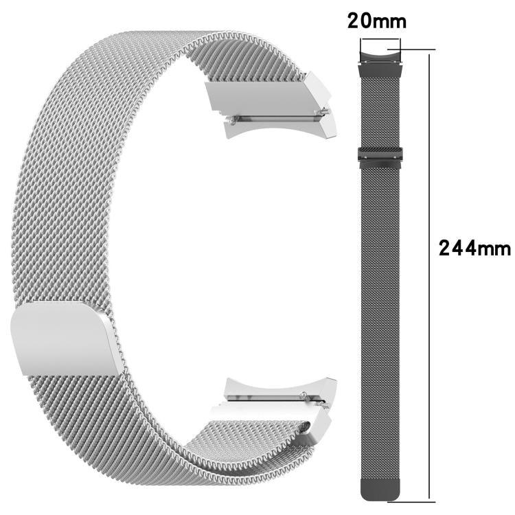 Dây đồng hồ thép không gỉ tháo nhanh nam châm Milan xDfind, Dành cho Samsung Galaxy Watch7 / FE / 6 / 5 / 4