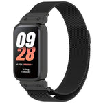 xDfind Watch Frame Integrated Milan Magnetic Metal Watch Band, For Redmi Band 3 / Xiaomi Smart Band 9 Active, For Redmi Band 2 / Xiaomi Smart Band 8 Active
