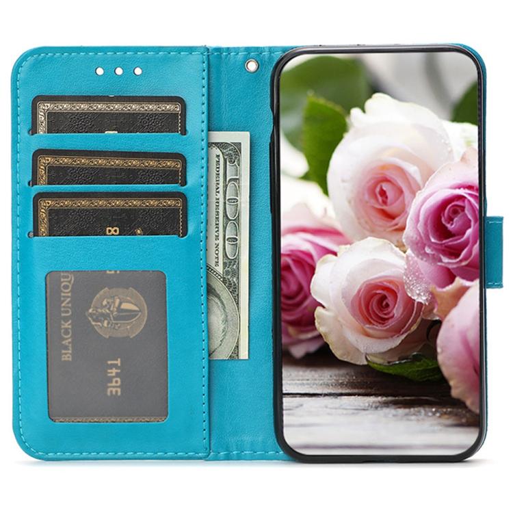 Ốp lưng điện thoại da dập nổi hoa hồng bướm, dành cho iPhone 17e / 16e, dành cho iPhone 17 Pro Max, dành cho iPhone 17 Pro, dành cho iPhone 17, dành cho iPhone Air