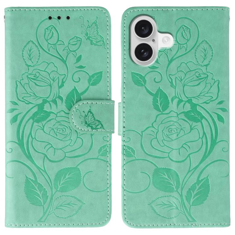 Ốp lưng điện thoại da dập nổi hoa hồng bướm, dành cho iPhone 17e / 16e, dành cho iPhone 17 Pro Max, dành cho iPhone 17 Pro, dành cho iPhone 17, dành cho iPhone Air