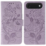 Ốp lưng điện thoại da dập nổi hoa hồng bướm, dành cho iPhone 17e / 16e, dành cho iPhone 17 Pro Max, dành cho iPhone 17 Pro, dành cho iPhone 17, dành cho iPhone Air