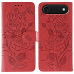 Ốp lưng điện thoại da dập nổi hoa hồng bướm, dành cho iPhone 17e / 16e, dành cho iPhone 17 Pro Max, dành cho iPhone 17 Pro, dành cho iPhone 17, dành cho iPhone Air