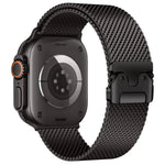 Dây đồng hồ thép không gỉ lưới mịn Milanese khóa dù xDfind, Dành cho Apple Watch 46mm / 49mm / 45mm / 44mm lưới mịn, Dành cho Apple Watch 42mm / 41mm / 40mm / 38mm lưới mịn
