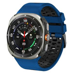 Dây đồng hồ silicone hai màu thoáng khí, Dành cho Samsung Galaxy Watch Ultra 47mm / Ultra 2025