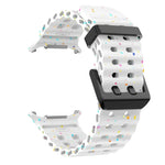 Dây đồng hồ silicone chấm màu hai khóa, Dành cho Samsung Galaxy Watch Ultra 47mm / Ultra 2025