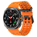 Dây đồng hồ silicone chấm màu hai khóa, Dành cho Samsung Galaxy Watch Ultra 47mm / Ultra 2025