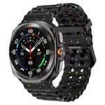 Dây đồng hồ silicone chấm màu hai khóa, Dành cho Samsung Galaxy Watch Ultra 47mm / Ultra 2025