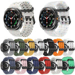 Dây đồng hồ silicone chấm màu hai khóa, Dành cho Samsung Galaxy Watch Ultra 47mm / Ultra 2025