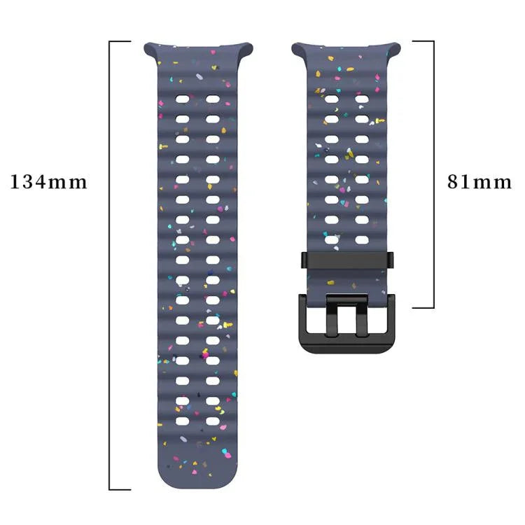 Dây đồng hồ silicone chấm màu hai khóa, Dành cho Samsung Galaxy Watch Ultra 47mm / Ultra 2025