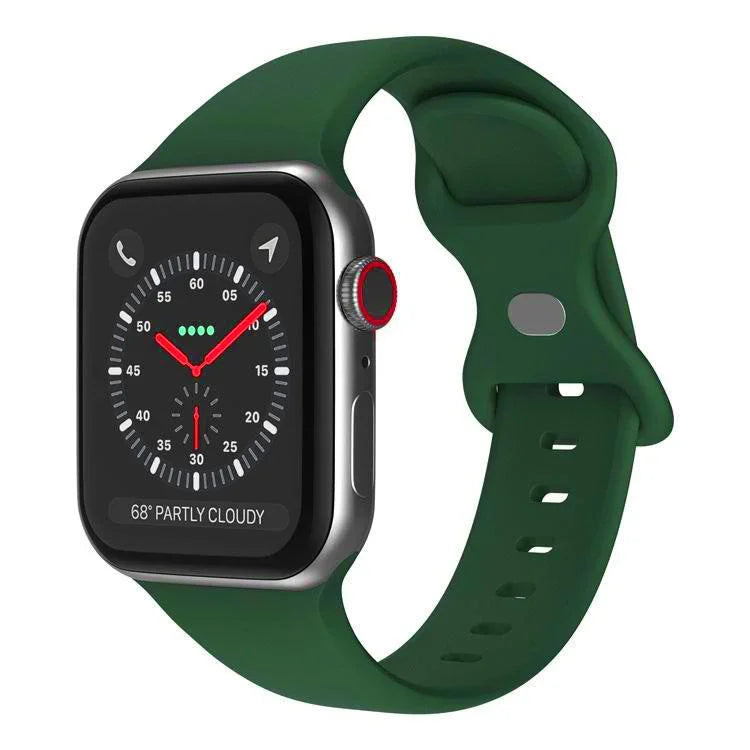 Dây đồng hồ silicone khóa bướm xDfind, Dành cho Apple Watch 46mm / 49mm / 45mm / 44mm, Dành cho Apple Watch 42mm / 41mm / 40mm / 38mm