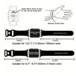 Dây đồng hồ silicone khóa bướm xDfind, Dành cho Apple Watch 46mm / 49mm / 45mm / 44mm, Dành cho Apple Watch 42mm / 41mm / 40mm / 38mm
