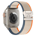 Dây đồng hồ nylon vòng nút bấm khóa titan xDfind, Dành cho Apple Watch 46mm / 49mm / 45mm / 44mm, Dành cho Apple Watch 42mm / 41mm / 40mm / 38mm