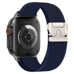 Dây đồng hồ nylon vòng nút bấm khóa titan xDfind, Dành cho Apple Watch 46mm / 49mm / 45mm / 44mm, Dành cho Apple Watch 42mm / 41mm / 40mm / 38mm